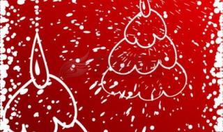 圣诞树手机涂鸦