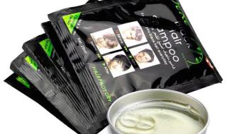 一梳黑植物染发剂