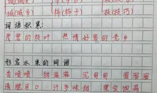 葡萄沟二年级课文