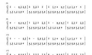 少女的祈祷钢琴谱 少女的祈祷钢琴谱